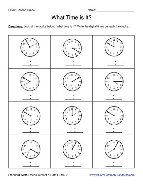 common core worksheets